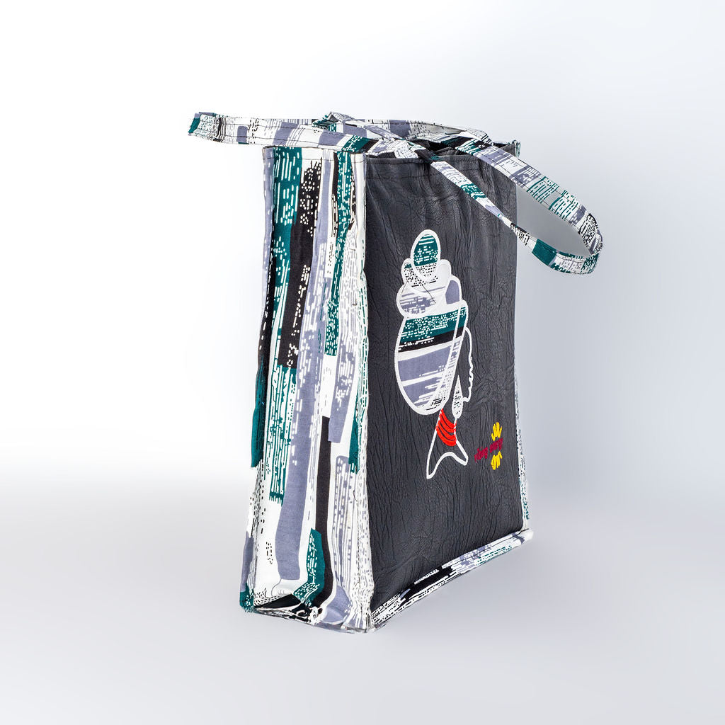 Malaika Urban Elegance  - Black & Patterned Design