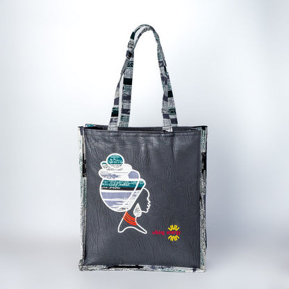 Malaika Urban Elegance  - Black & Patterned Design